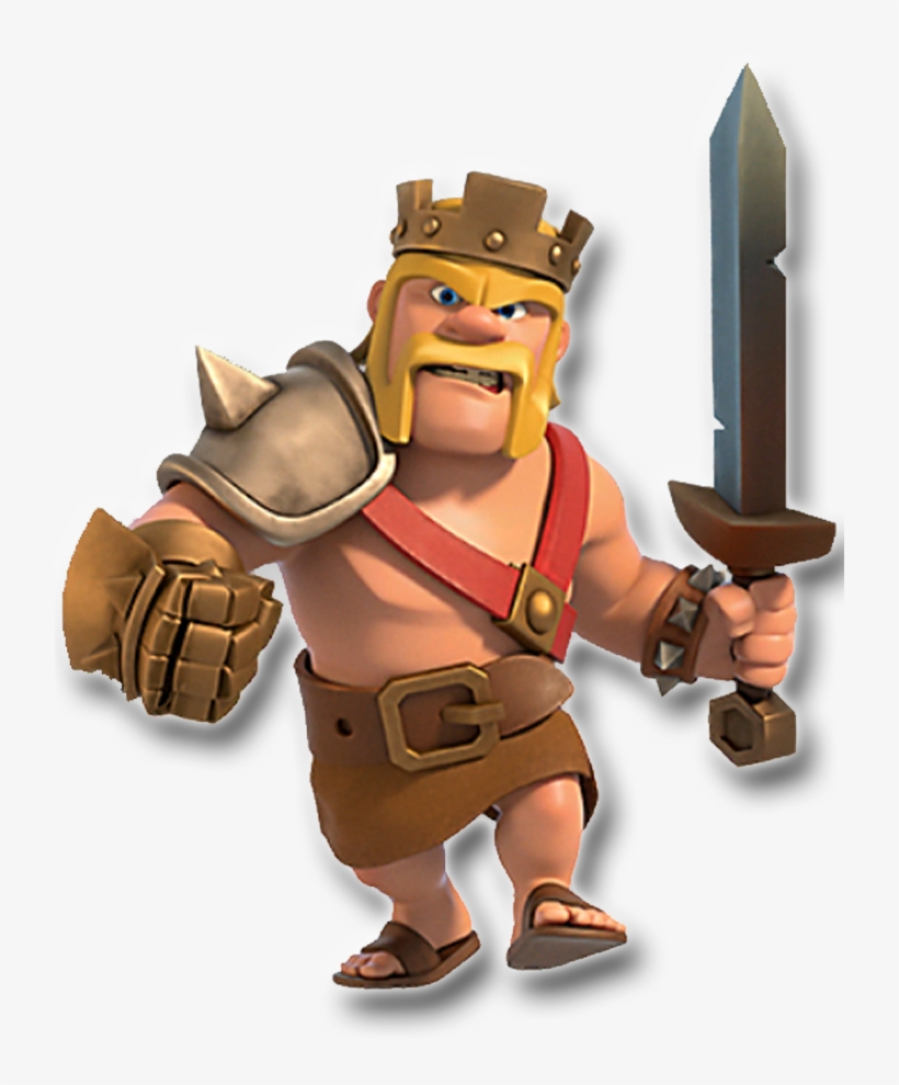 Barbaro Clash Of Clans Png - Clash Of Clans Barbarian King Png, transparent png #3624450