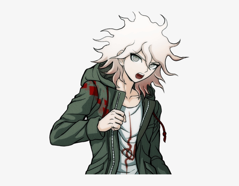 Banner Royalty Free Library Pin By Scarlet Angel - Nagito Komaeda Sprite Edits, transparent png #3624623