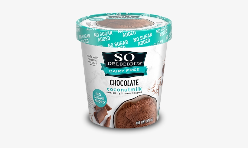 No Sugar Added* Chocolate - So Delicious Ice Cream Pecan, transparent png #3624650