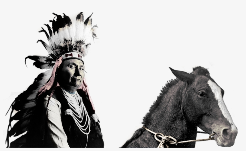 Native American On Horse - War & The Noble Savage, transparent png #3625240