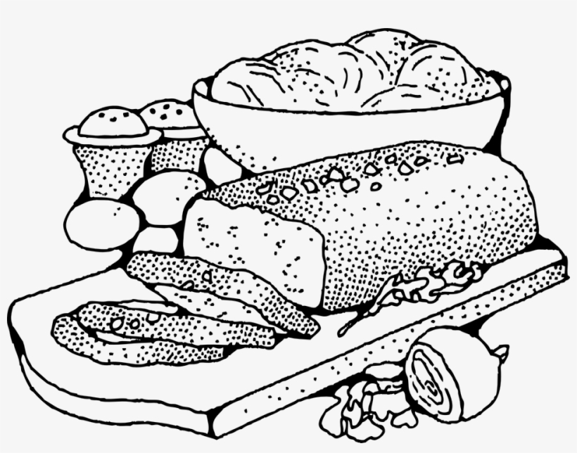 Meatloaf Clipart Healthy Meal - Meatloaf Clip Art, transparent png #3625337