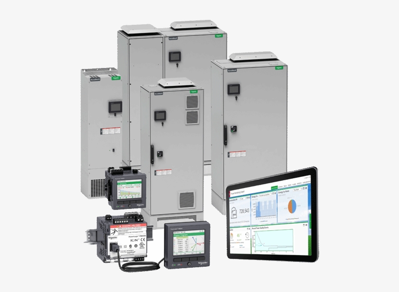 Power Management Systems - Schneider Electric Digital Power Meter,, Metsepm8244, transparent png #3625946