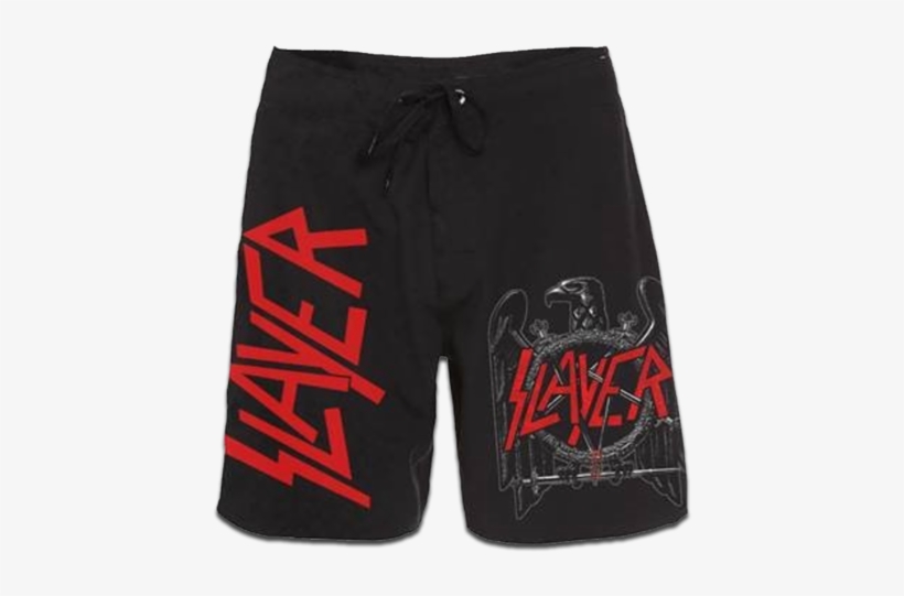 Black Eagle Board Shorts - Slayer Board Shorts, transparent png #3626584