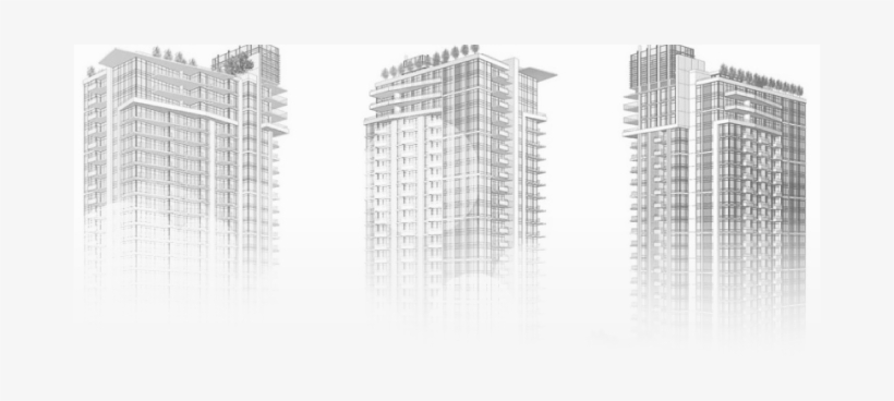Email Buildings Bg - Tower Block, transparent png #3626586