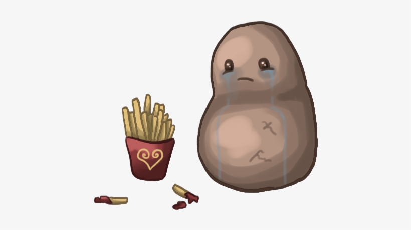 Potato Clipart Sad - Sad Potato, transparent png #3626722