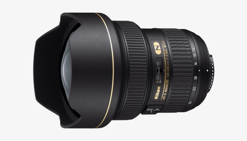 Nikon Af S Nikkor 14 24mm F - Nikon 14-24mm F2.8g Af-s Ed Lens, transparent png #3626932