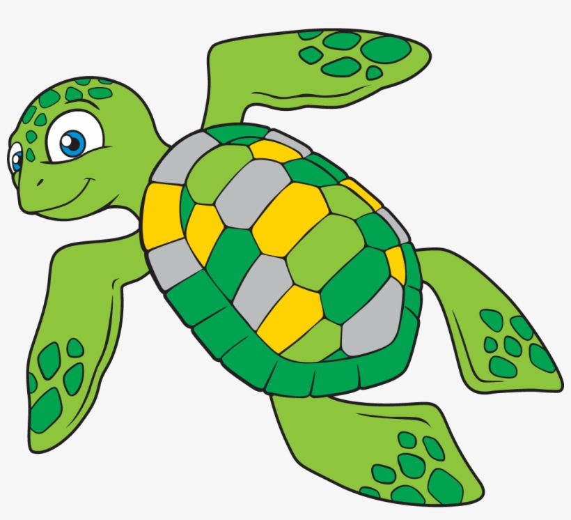 Best Kiss Sea Turtle Tortoise Clip Art Vector Hand - Como Pintar Una Tortuga Marina, transparent png #3627643