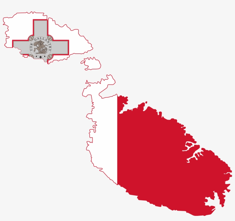 Related Wallpapers - Flag Map Of Malta, transparent png #3627856