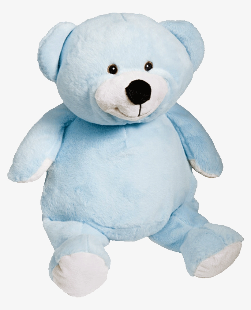 Mister Blue Buddy Bear - Embroidery Buddy Stuffed Animal - Mister Buddy Bear, transparent png #3628661