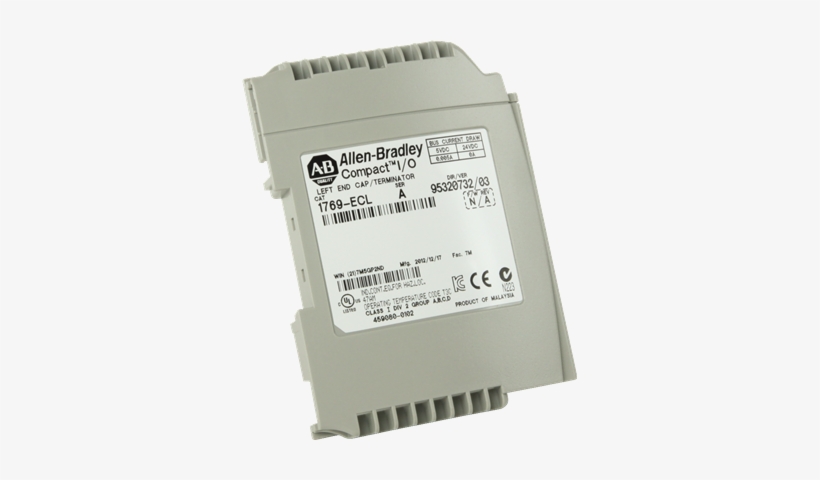 Compactlogix End Cap Terminator Left - Allen Bradley 1769-ecl Cover, transparent png #3628886