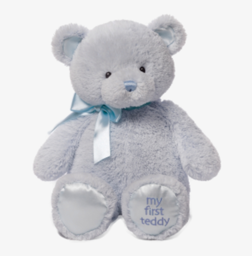 My First Teddy - My First Teddy Bear Blue, transparent png #3628913
