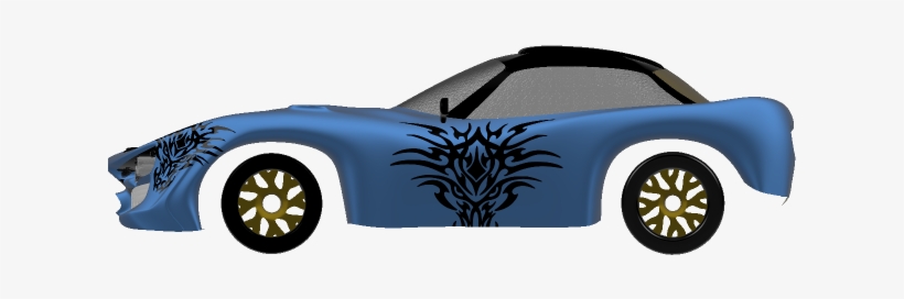 Car Body 1 - Tribal Dragon Tattoo Square Sticker 3" X 3", transparent png #3629329
