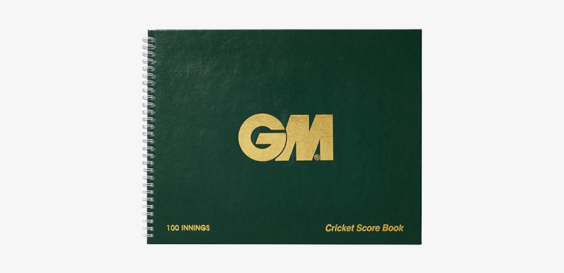100 Innings Scorebook - Gm Cricket Scorebook - 100 Innings Wire Bound, transparent png #3629364