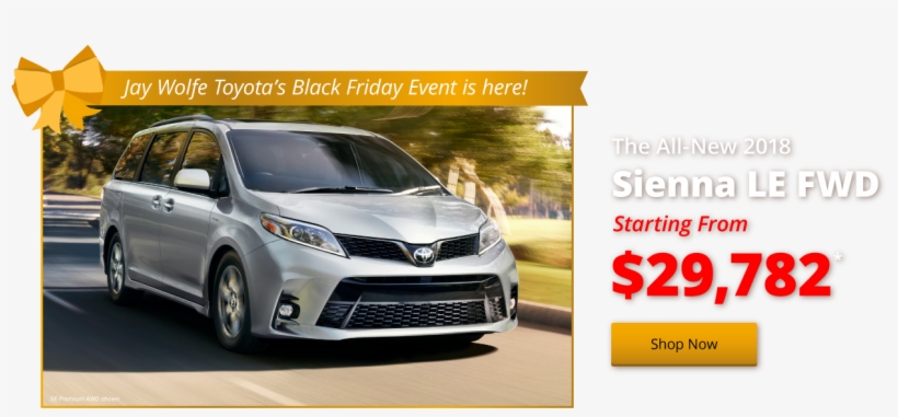New 2018 Sienna Le Fwd Starting From $29,782 - 2018, transparent png #3629483