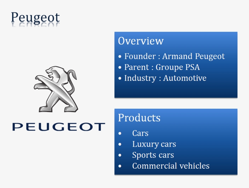 Overview Logo Of Peugeot - Peugeot 2010, transparent png #3629527