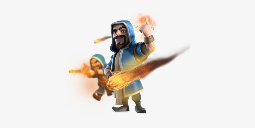 Clash Royale Characters Wizard, transparent png #3629817