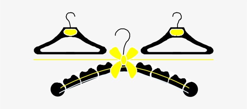 Black And Gold Hangers Svg Clip Arts 600 X 281 Px, transparent png #3630460
