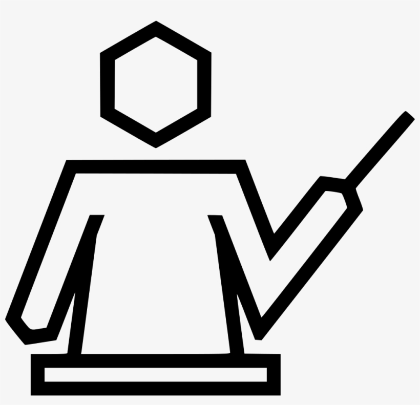 Png File - White Teacher Icon Png, transparent png #3630699