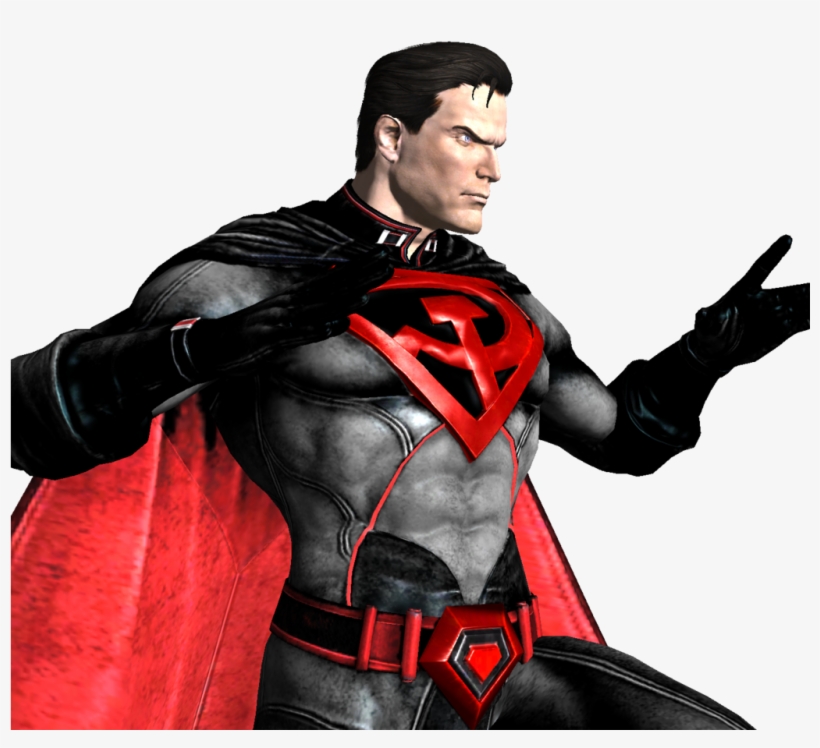 Supermanredson - Deviantart - Superman Injustice Red Son, transparent png #3631014