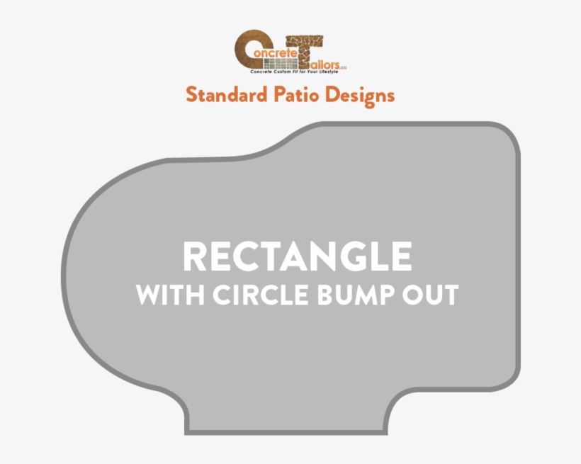 Rectangle Circle Bumpoutpatio Designs - Patio, transparent png #3631283
