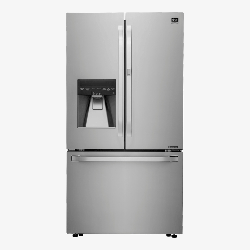 Image For Lg Bottom Freezer And French Doors Refrigerator - Lg Studio Lsfxc2496d French Door Refrigerator - 35.7", transparent png #3631437