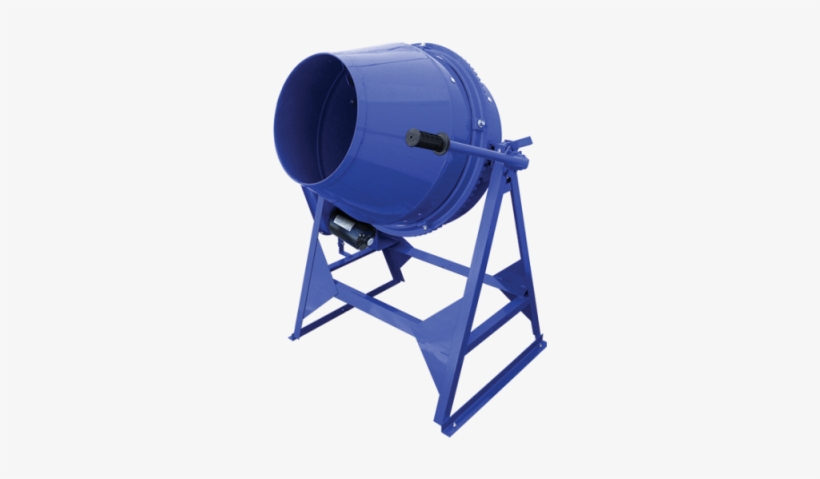 Utility Mixer With Steel Drum - Marshalltown Mix61112 Concrete Mixer,3 Cu. Ft.,electric,1/2hp, transparent png #3631782