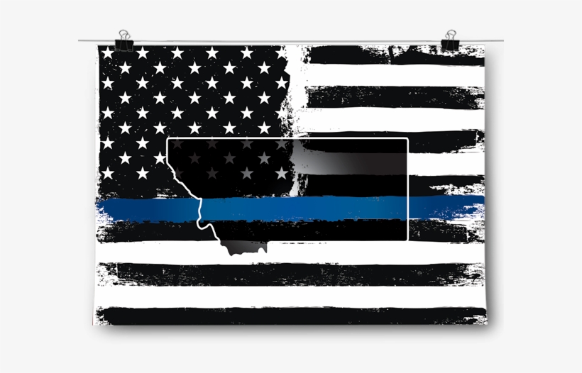 Thin Blue Line - Maine Thin Blue Line, transparent png #3631811