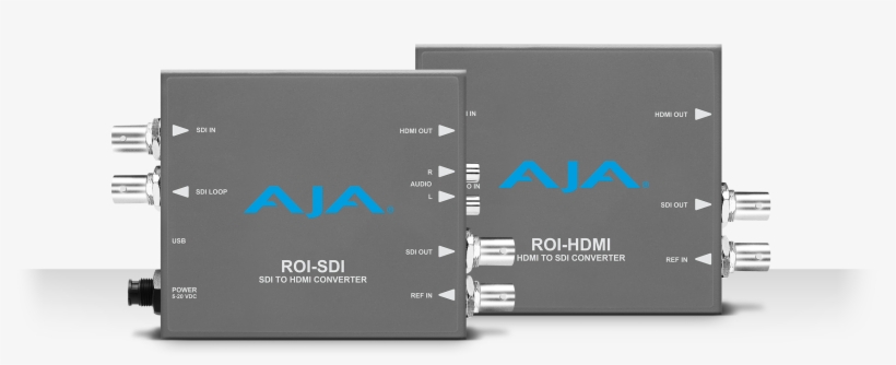 Aja's Roi Family Of Scan Converters Allow Exceptionally - Aja Roi-hdmi Hdmi To Sdi With Roi Scaling, transparent png #3631814