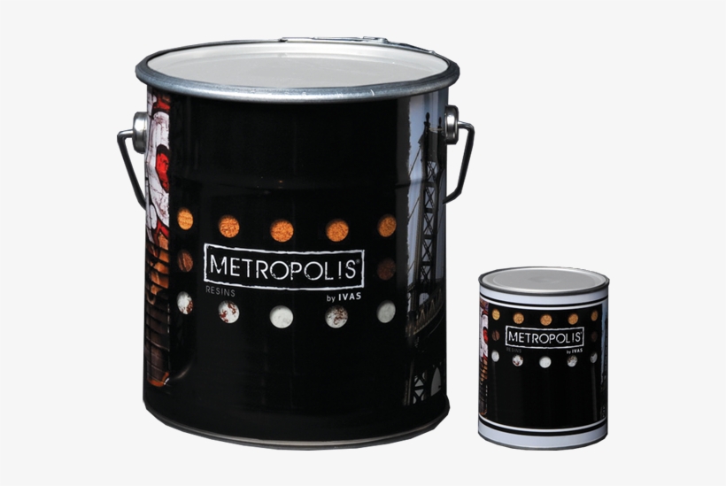 Metroresin Gloss K Non Yellowing Water-based Polyurethane - Drums, transparent png #3632308