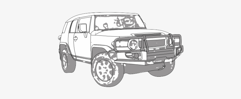 Toyota Fortuner 2015- - Fj Cruiser Drawing, transparent png #3632529