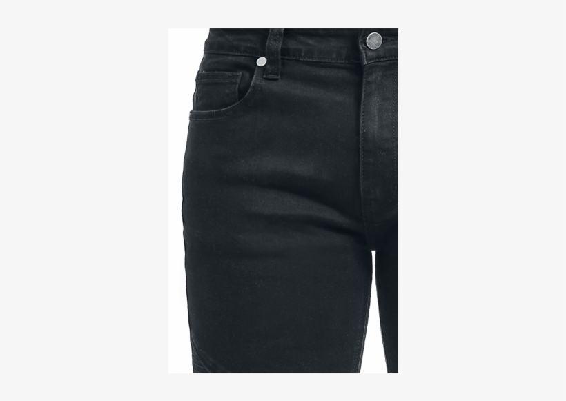 Biker Pants Men Jeans Black 68% Cotton 30% Polyester - Pocket, transparent png #3633846