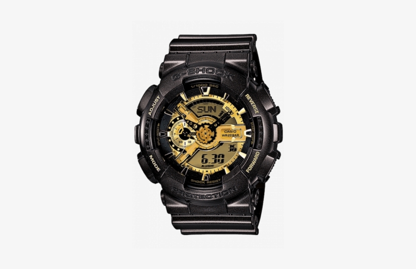 Resin Strap Watch With Golden Round Dial - Ba110 1a Baby G, transparent png #3634085