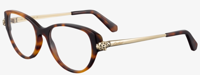 Discover Cartiers Luxury Glasses For Women That Stand - Occhiali Da Vista Cartier Panthere, transparent png #3634217
