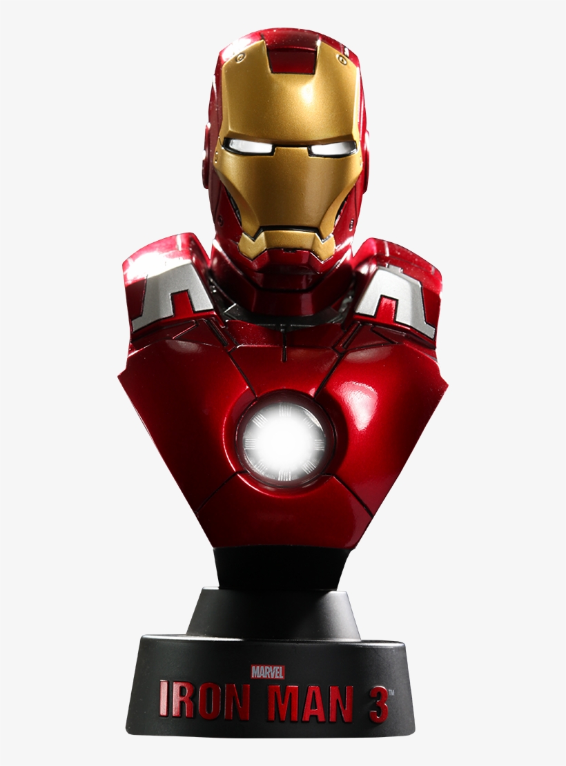 Marvel Iron Man Mark V Iron Man Chest Piece Png - Iron Man Mark Vii 1/6 Scale Collectible Bust ...