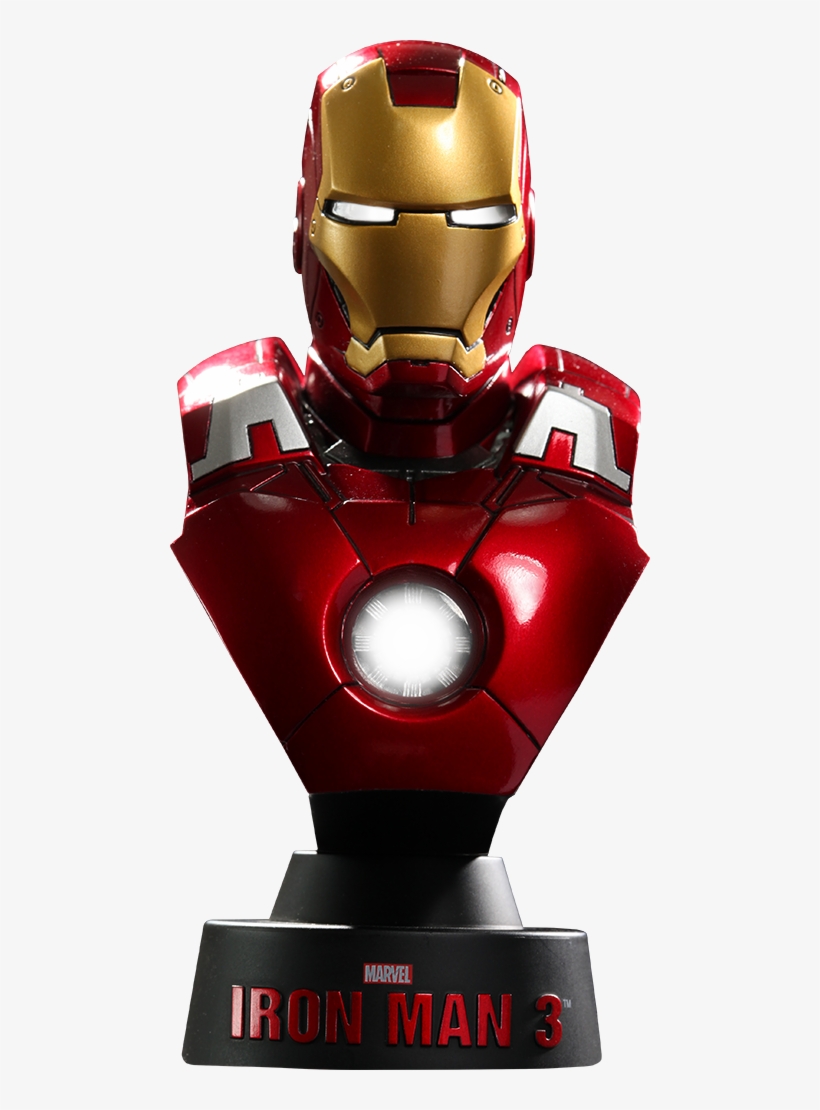 Marvel Iron Man Mark V Iron Man Chest Piece Png - Iron Man Mark Vii 1/6 Scale Collectible Bust Sideshow, transparent png #3634769