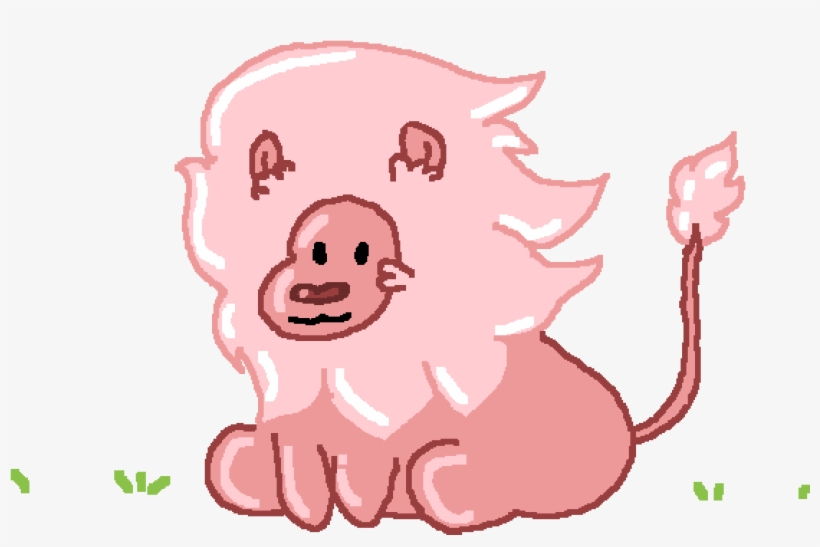 Lion~steven Universe~sitting In The Grass - Steven Universe Sitting, transparent png #3635083