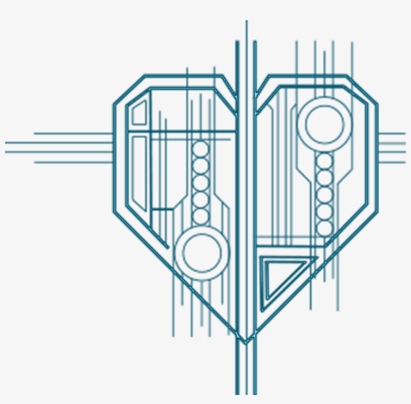 Free Stock Photo Of Art Deco, Heart, Iron Man, Machine - Art Deco Heart, transparent png #3635085