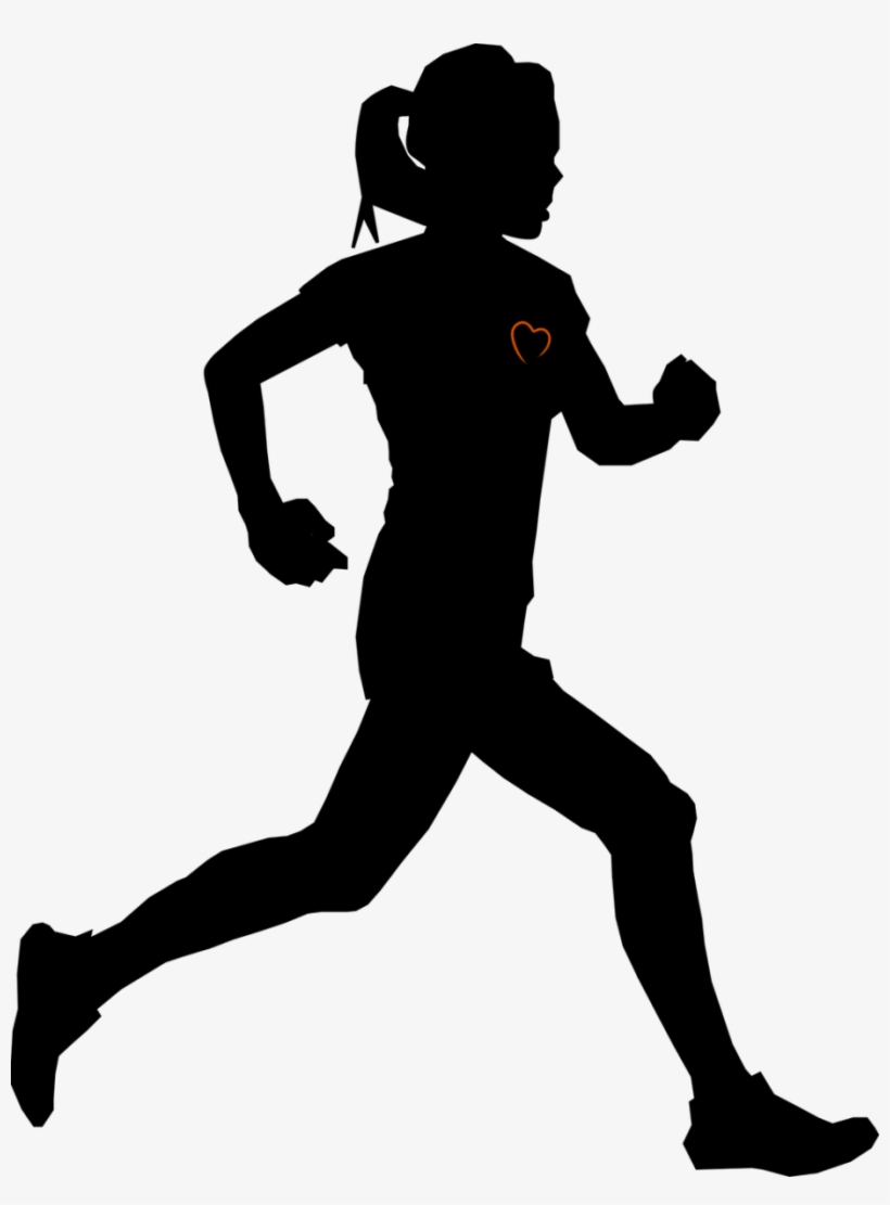 Ironheart Scholarship Program - Running Race Clipart Black And White, transparent png #3635133
