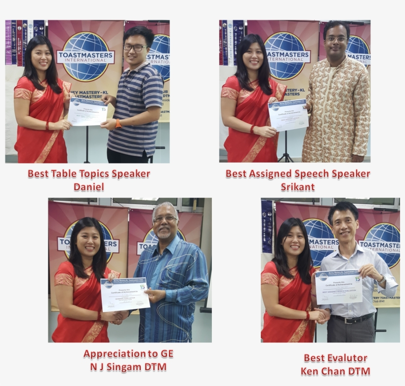 Once Again, Thank You Everyone Who Had Attended This - Toastmasters International, transparent png #3635217