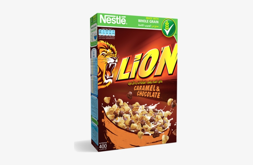 A Pack Of Lion Cereals - Lion Caramel & Chocolate, transparent png #3635602