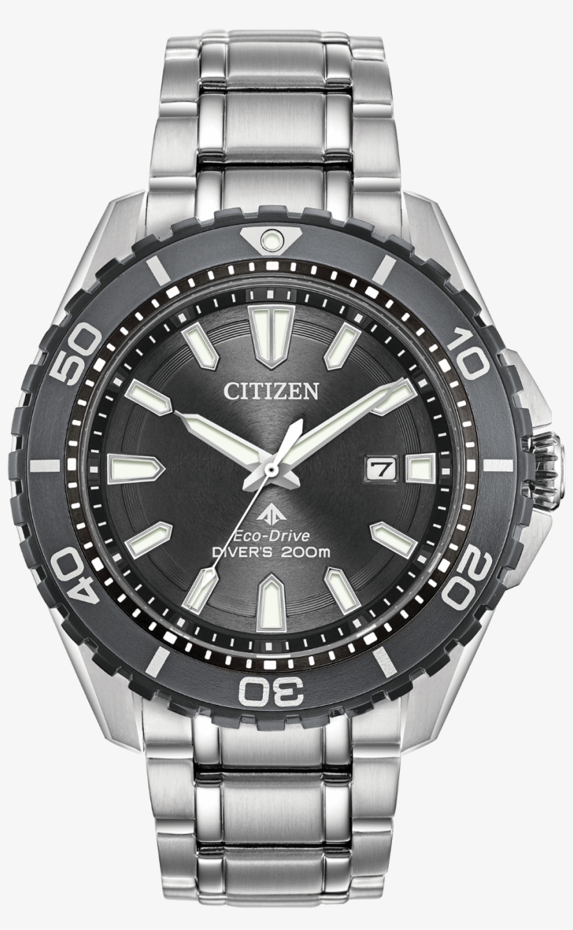 Gents Citizen Promaster Diver Grey Dial - Citizen Promaster Diver Bn0195 54e, transparent png #3635862