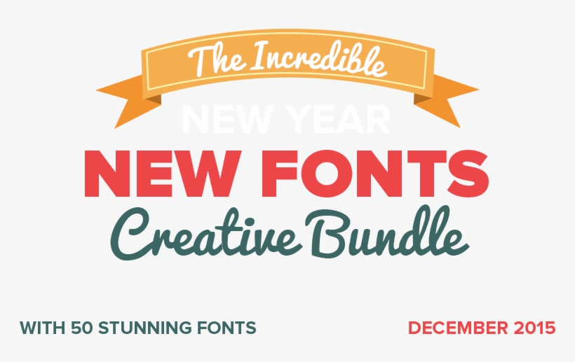 New Year New Fonts Bundle - New Year Font, transparent png #3636118