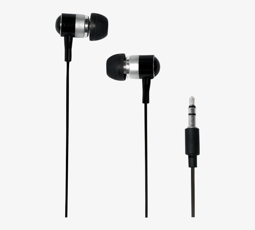 Product Image (png) - Logilink - Stereo In-ear Earphone Black, transparent png #3636337