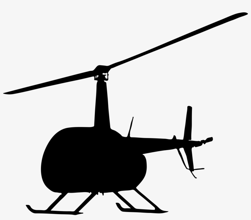 Civilian Helicopter Silhouette Icons Png - Helicopter Silhouette, transparent png #3636764
