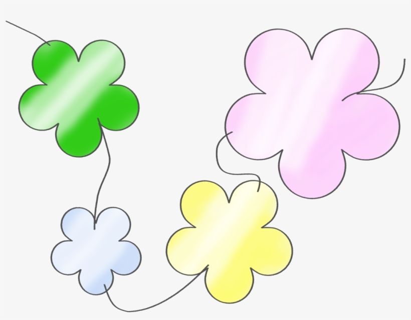 Flower Garlands - Balloon, transparent png #3636899