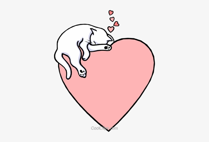 Valentine Heart With Cat Royalty Free Vector Clip Art - Orange As Marmalade: Tan Naranja Como Mermelada, transparent png #3636941