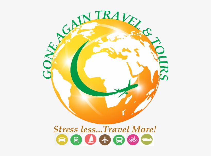 Gone Again Travel & Tours - Map, transparent png #3637208