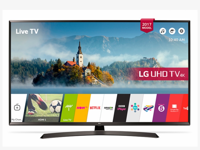 Lg Led Tv 49" Uj634v Ultra Hd 4k Smart With Reciver - Lg Smart Tv, transparent png #3637354