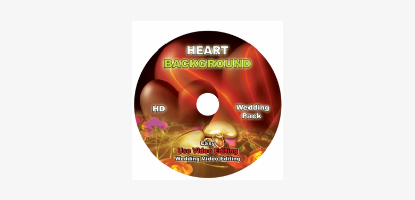 Heart Background - Cd, transparent png #3638272