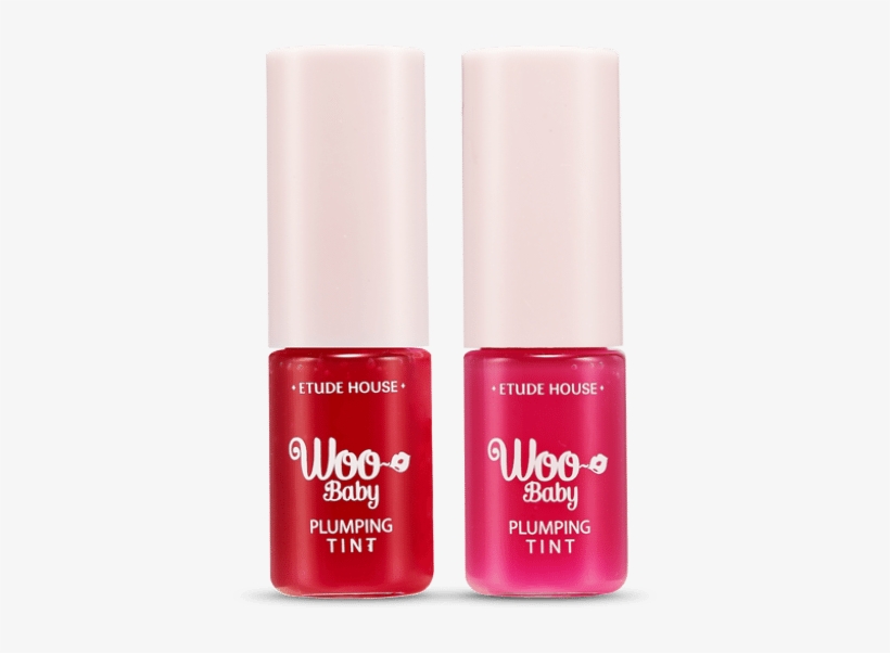 Etude House Woo Baby Plumping Tint Korean Cosmetic - Etude Woo ~ Baby Lip Plumper, transparent png #3639548